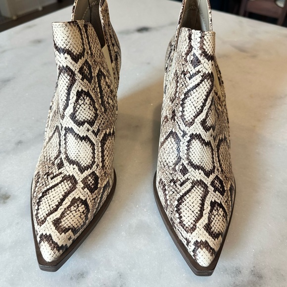 Vince Camuto Faux Snakeskin Ankle Boots - Picture 10 of 10